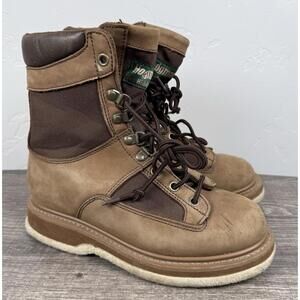 Hodgman Wadelite Felt Sole Wading Boots Fly Fishing Mens 6 Brown